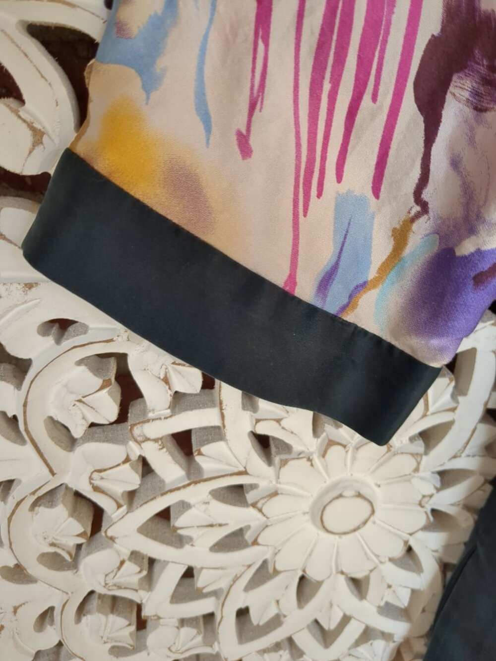 XL Vintage Silk Soft Surroundings Tunic - Picture 5 of 11